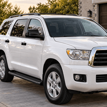 NINTE Exterior Mirror Cover and Door Handle Cover Kit Fit for Toyota Sequoia 2007-2019 Painted Gloss Black ABS Tape on - NINTE