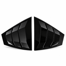 NINTE Rear Side Window Louvers Fit for Nissan Sentra 2020-2025 Sedan 4-Door Gloss Black ABS 2-Piece Sport Style - NINTE