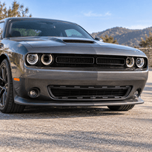 NINTE Front Lower Grille Reinforcement Fit for Dodge Challenger 2015-2022 Black Plastic One Piece Replacement - NINTE