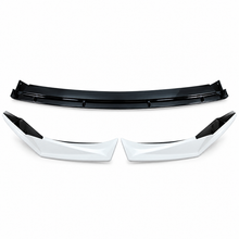NINTE Front Bumper Lip Splitter Kit Fit for Toyota Camry SE XSE 2025 Painted Gloss White ABS 3-Piece Sport Style