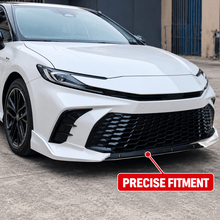 NINTE Front Bumper Lip Splitter Kit Fit for Toyota Camry SE XSE 2025 Painted Gloss White ABS 3-Piece Sport Style