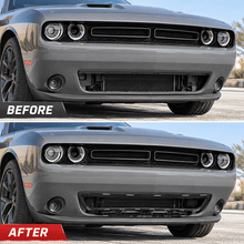 NINTE Front Lower Grille Reinforcement Fit for Dodge Challenger 2015-2022 Black Plastic One Piece Replacement - NINTE