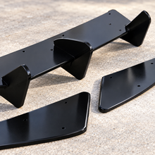 NINTE Rear Bumper Diffuser + Side Splitters Kit Fit for VW Golf R MK7 2013-2016 Painted Black Sport Style Without Logo