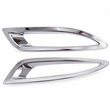 NINTE Rear Bumper Fog Light Cover Trim Kit Fit for Mazda 6 Atenza 2019-2020 High-Gloss ABS Tape-on 2-Piece - NINTE