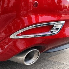 NINTE Rear Bumper Fog Light Cover Trim Kit Fit for Mazda 6 Atenza 2019-2020 High-Gloss ABS Tape-on 2-Piece - NINTE