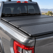 NINTE Rear Upper 4-Fold Hard Tonneau Cover Fit for 2015-2026 Ford F-150 5.5FT 66 in Short Bed Black Aluminum - NINTE
