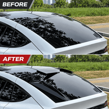 NINTE Rear Roof Spoiler Wing Fit for Tesla Model X 2016-2025 Painted Gloss Black One Piece Sport Style Without Logo - NINTE