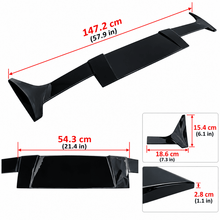 NINTE Rear Roof Spoiler Wing Fit for Tesla Model X 2016-2025 Painted Gloss Black One Piece Sport Style Without Logo - NINTE