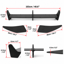 NINTE Rear Bumper Diffuser + Side Splitters Kit Fit for VW Golf R MK7 2013-2016 Painted Black Sport Style Without Logo