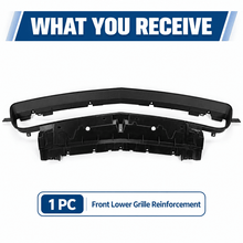 NINTE Front Lower Grille Reinforcement Fit for Dodge Challenger 2015-2022 Black Plastic One Piece Replacement - NINTE