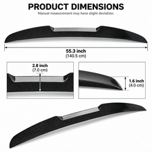NINTE Rear Trunk Spoiler Wing Fit for BMW 8 Series G16 840i F93 M8 4-Door Gran Coupe 2019-2025 Painted Carbon Black One Piece PSM Highkick Duckbill Style Without Logo