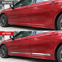 NINTE Side Door Molding Covers Fit for Toyota Camry 2018-2026 Triple Chrome ABS Tape on Trim