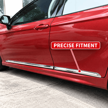 NINTE Side Door Molding Covers Fit for Toyota Camry 2018-2026 Triple Chrome ABS Tape on Trim