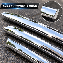 NINTE Side Door Molding Covers Fit for Toyota Camry 2018-2026 Triple Chrome ABS Tape on Trim