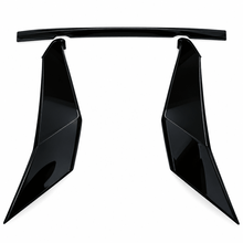 NINTE Front Grille Frame Cover Trim Fit for Nissan Sentra B18 S S Plus SV SR Advance 2020-2023 Gloss Black ABS Plastic 3-Piece Kit - NINTE