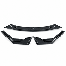 NINTE Front Bumper Lip Splitter Fit for 2020-2025 Toyota Corolla Sedan SE XSE Painted Gloss Carbon Fiber Look 3-Piece V2 Sport Style - NINTE