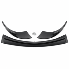 NINTE Front Bumper Lip Splitter Kit Fit for Chevrolet Corvette C6 Base 2006-2013 Matte Black Textured ABS 3-Piece ZR1 Style - NINTE