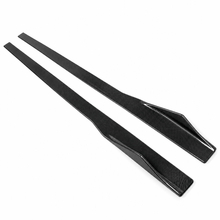 NINTE Side Rocker Skirt Extension Lip Kit Fit for BMW 8 Series G14 Cabrio G15 Coupe 2019-2024 Painted Carbon Fiber Look AC Style