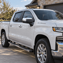 NINTE Side Mirror Cover and Door Handle Cover Kit Fit for 2019-2026 Chevy Silverado GMC Sierra 1500 Chrome ABS Plastic Tape on Overlay - NINTE