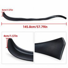 NINTE Universal Rear Trunk Lip Spoiler Matte Black One Piece Fit for Cars with 59-Inch Mounting Surface Without Logo