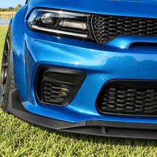 NINTE Front Bumper Lip Splitter Kit Fit for Dodge Charger Widebody 2020-2023 Matte Black ABS 4-Piece - NINTE