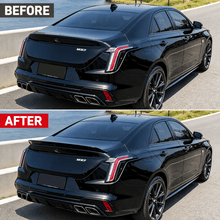 NINTE Rear Trunk Spoiler Wing Fit for Cadillac CT4 Luxury Premium Luxury Sport V and V Blackwing 4-Door Sedan 2020-2024 Gloss Black ABS One Piece V Style - NINTE