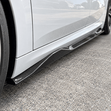 NINTE Side Rocker Skirt Extension Lip Kit Fit for BMW 8 Series G14 Cabrio G15 Coupe 2019-2024 Painted Carbon Fiber Look AC Style