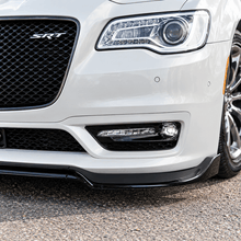 NINTE Front Bumper Lip Splitter Kit Fit for Chrysler 300 SRT 2015-2022 V2 Gloss Black Plastic 3 Piece Sport Style Without Logo - NINTE