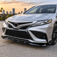 NINTE Front Bumper Lip Splitter Fit for Toyota Camry SE XSE 2018-2023 Painted Gloss Black Sport Style