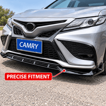 NINTE Front Bumper Lip Splitter Fit for Toyota Camry SE XSE 2018-2023 Painted Gloss Black Sport Style