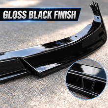 NINTE Front Bumper Lip Splitter Fit for Toyota Camry SE XSE 2018-2023 Painted Gloss Black Sport Style