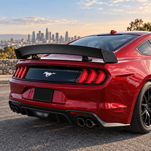 NINTE Rear Spoiler Wing Fit for Ford Mustang Coupe 2015-2023 Painted Matte Black ABS One Piece GT500 CFTP Style - NINTE