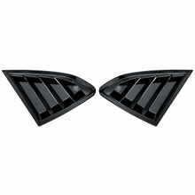 NINTE Rear Side Window Louvers Kit Fit for Chevy Malibu LS/LT/RS Sedan 4-Door 2016-2024 ABS Gloss Black 2-Piece - NINTE