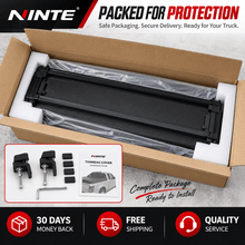 NINTE Tri-Fold Tonneau Cover Fit for 2009-2026 Dodge/Ram 1500 Crew Cab 5.7/5.8 ft Bed, Black Soft Truck Bed Cover with Clamps, No-Drill Installation - NINTE