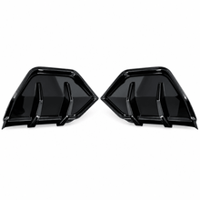 NINTE Rear Bumper Diffuser Lip Splitter Kit Fit for Tesla Model Y Juniper 2025-2026 Gloss Black ABS 2-Piece Shark Fin Sport Style - NINTE