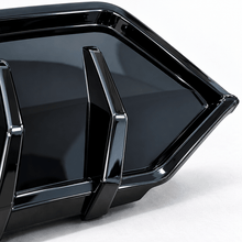 NINTE Rear Bumper Diffuser Lip Splitter Kit Fit for Tesla Model Y Juniper 2025-2026 Gloss Black ABS 2-Piece Shark Fin Sport Style - NINTE