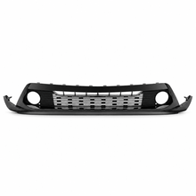 NINTE Front Lower Bumper Grille Fit for Kia Forte 2019-2021 Painted Black PP Direct Replacement with Daytime Running Lamp Holes - NINTE