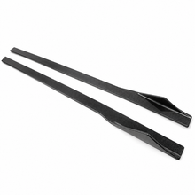 NINTE Side Rocker Panel Lip Kit Fit for 2019-2024 BMW 8 Series G16 Gran Coupe M850i 840i Painted Carbon Fiber Look 2-Piece AC Style