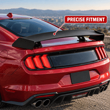NINTE Rear Spoiler Wing Fit for Ford Mustang Coupe 2015-2023 Painted Matte Black ABS One Piece GT500 CFTP Style - NINTE