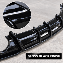 NINTE Rear Bumper Lip Diffuser Fit for BMW 3 Series F30 2012-2018 M Sport Painted Gloss Black Sport Style - NINTE