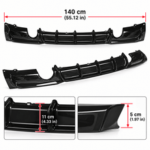 NINTE Rear Bumper Lip Diffuser Fit for BMW 3 Series F30 2012-2018 M Sport Painted Gloss Black Sport Style - NINTE