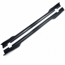 NINTE Side Rocker Panel Skirt Trim Kit Fit for Dodge Challenger SXT 2015-2023 Painted Carbon Fiber Look ABS Plastic Sport Style Without Logo - NINTE