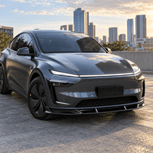 NINTE Front Bumper Lip Splitter Fit for Tesla Model Y Juniper 2025-2026 Gloss Black ABS One Piece Sport Style - NINTE