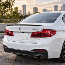 NINTE Rear Trunk Spoiler Wing Fit for BMW G30 5 Series 4 Door Sedan 2017-2023 and F90 M5 2018-2023 Painted Gloss Black One Piece MP Sport Style Without Logo - NINTE