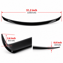 NINTE Rear Trunk Spoiler Wing Fit for BMW G30 5 Series 4 Door Sedan 2017-2023 and F90 M5 2018-2023 Painted Gloss Black One Piece MP Sport Style Without Logo - NINTE