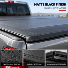 NINTE Black Soft Tri-Fold Tonneau Cover Fit for 2015-2026 Ford F-150 5.5-Ft Bed - NINTE