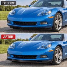 NINTE Front Bumper Lip Splitter Fit for Chevrolet Corvette C6 Base 2005-2013 Matte Black One Piece Sport Style Without Logo - NINTE