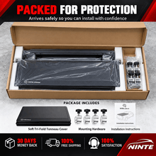 NINTE Black Soft Tri-Fold Tonneau Cover Fit for 2015-2026 Ford F-150 5.5-Ft Bed - NINTE