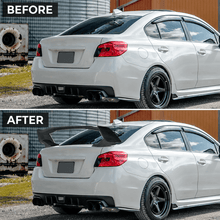 NINTE Rear Trunk Spoiler Wing Fit for Subaru WRX and WRX STI Sedan 2015-2021 Carbon Fiber Look One Piece JDM Sport Style Without Logo - NINTE