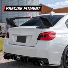 NINTE Rear Trunk Spoiler Wing Fit for Subaru WRX and WRX STI Sedan 2015-2021 Carbon Fiber Look One Piece JDM Sport Style Without Logo - NINTE